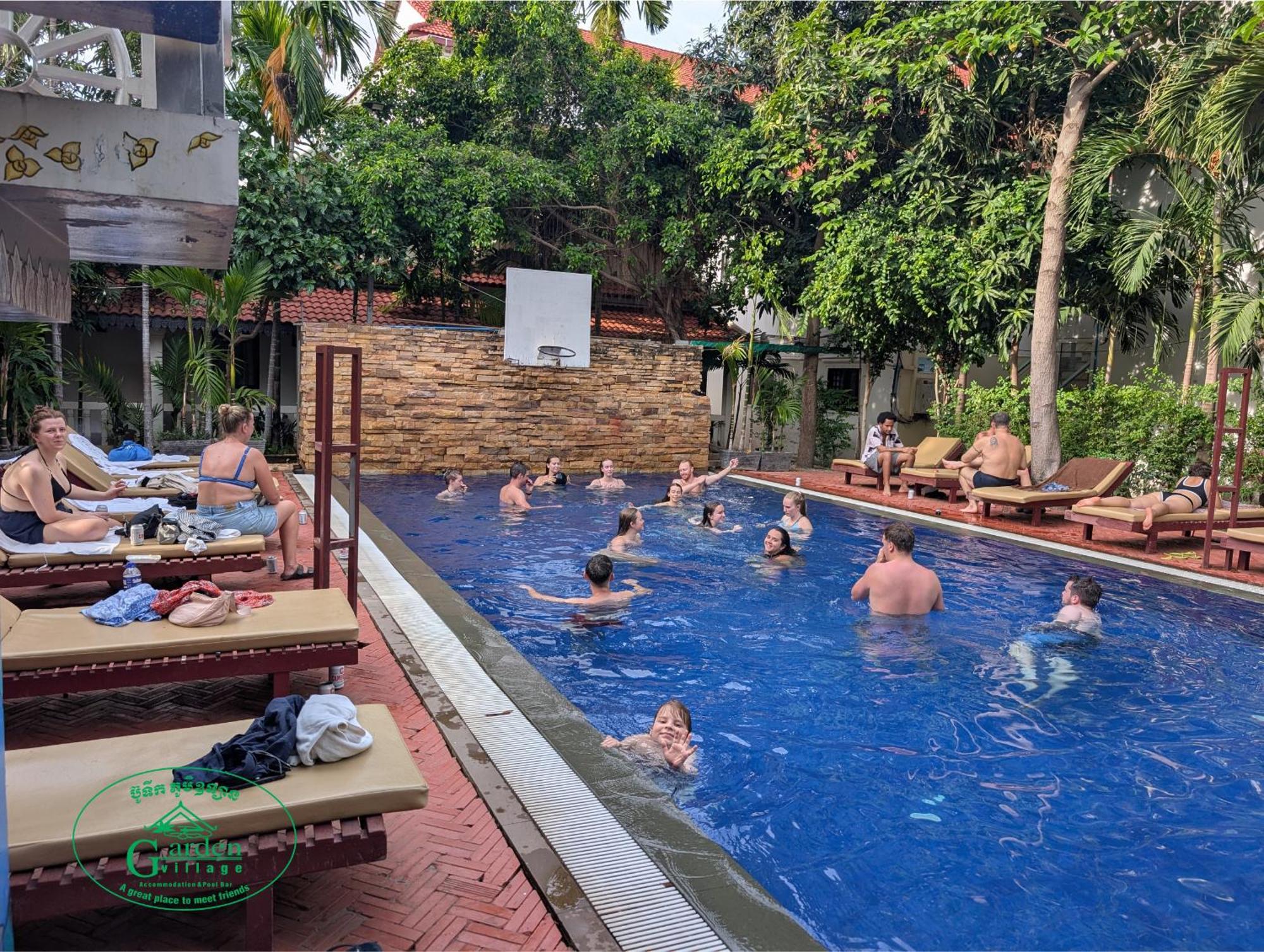 Garden Village Guesthouse & Pool Bar Siem Reap Exterior foto